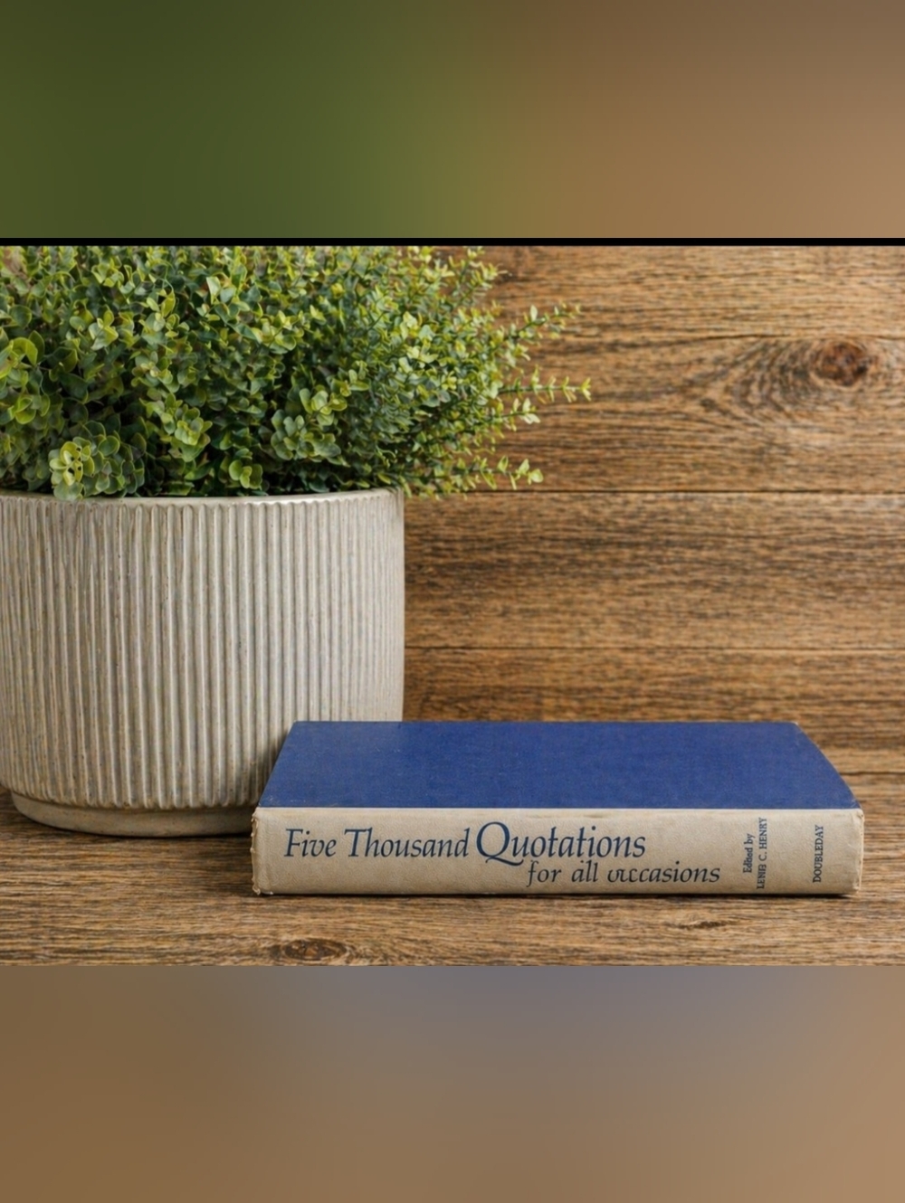 Vintage Five Thousand Quotations Book